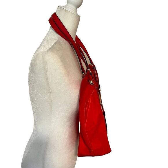 Michael Kors Ariana Large Red Tote. MSRP $280 Great Condition!! - Picture 6 of 9